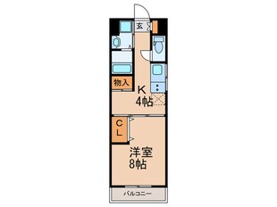 シーガルマンションⅡの物件間取画像